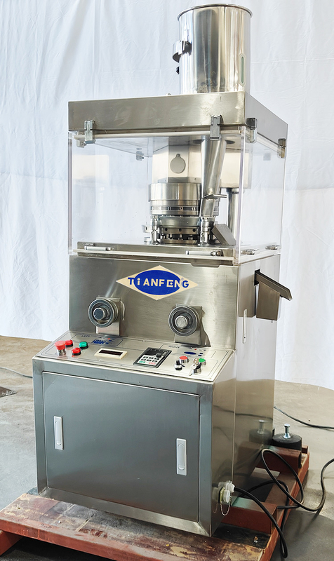 ZPW15D ZPW17D ZPW19D 로터리 태블릿 프레스 머신 3KW 42000 PC / 시간 20mm 지름의 태블릿