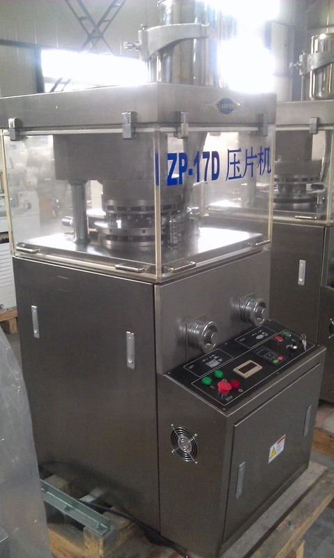 ZP15D Model Rotary Tablet Press Machine with 15 Dies and 60KN Max Pressure for Pharmaceutical and Chemical Industries