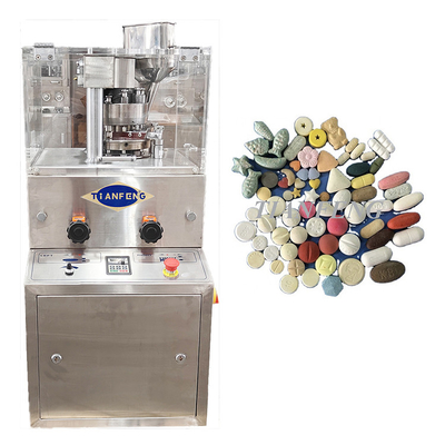 고속 ZP5/7/9 작은 로터리 알약 태블릿 프레스 머신 20mm Max Dia